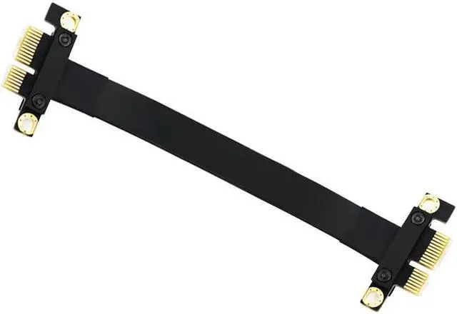 Alt view image 5 of 6 - BTBcoin Computer Cable PCI Express Extension Cable PCI-E 1X to 1X Riser Card Graphics Video Card PCIE Extender Ribbon Flex Cable