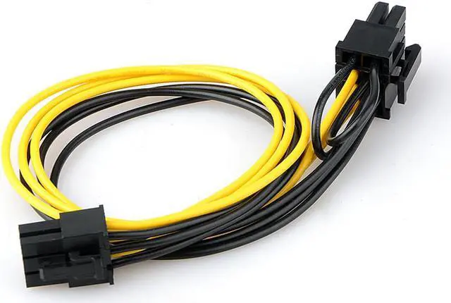 Alt view image 2 of 6 - 1PC 6 Pin To 8 Pin PCI Express Power Converter Cable CPU Video Graphics Card 6Pin To 8Pin PCIE Power Cable