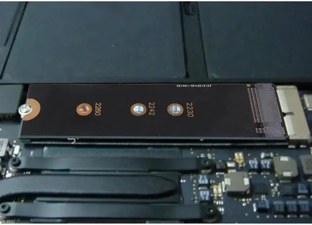 Alt view image 2 of 6 - M.2 PCIE NVME SSD M.2 nVME SSD Adapter Card for Upgrade 2013-2015 Year Macs(Not Fit Early 2013 MacBook Pro)