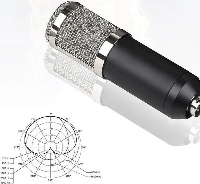 Alt view image 4 of 6 - B.BMIC Bm800 Condenser Microphone Sound Recording Bm 800 Microphone Ktv Karaoke Microphone Set Mic with Stand for Computer