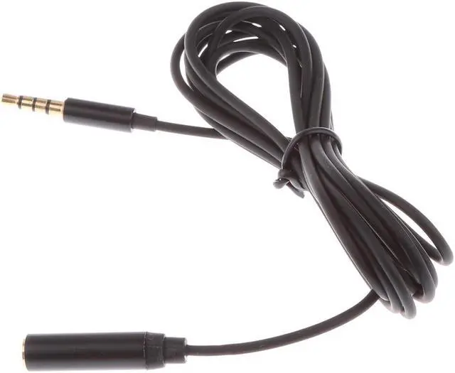 Main image of Plastic 3.5mm Plug Microphone Extension Cable Wire for Mobile Phone Cellphone Smartphone Headphone Earphone Mic Accessory 2m