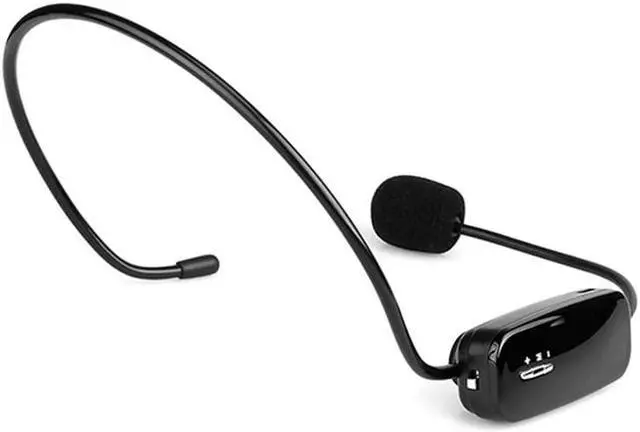 Alt view image 4 of 6 - Wireless Microphone Headset MIC Voice Amplifier FM Transmitter 87.5 108MHz & Rechargeable Battery for Teaching Tour Guide Y443