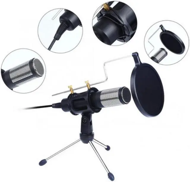 Alt view image 5 of 6 - AK 3 USB Condenser Microphone Free Drive Conference Desktop Mic for Computer/Mobile Phone microfono for broadcasting, interviews