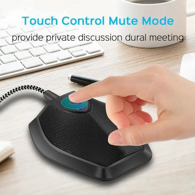 Alt view image 3 of 6 - Microphone USB Condenser Desktop Microphone For Computer Conference Tabletop Microphone USB Mic Micro Microfone Mikrofon