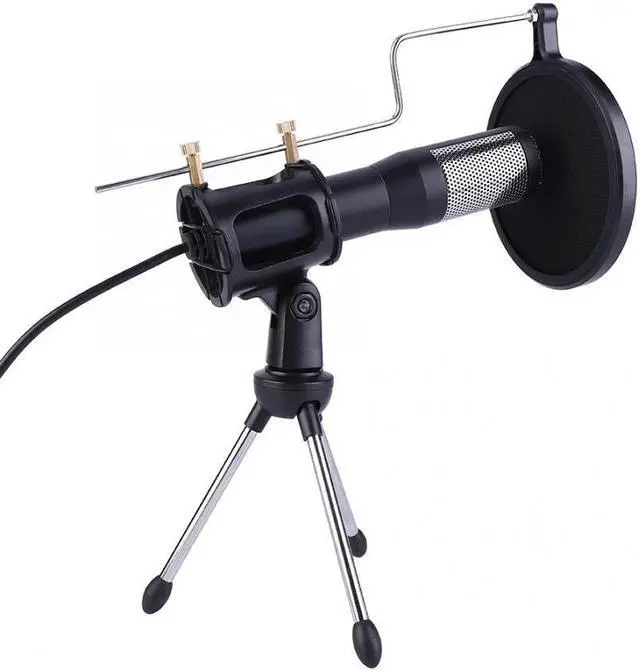 Alt view image 2 of 6 - AK 3 USB Condenser Microphone Free Drive Conference Desktop Mic for Computer/Mobile Phone microfono for broadcasting, interviews