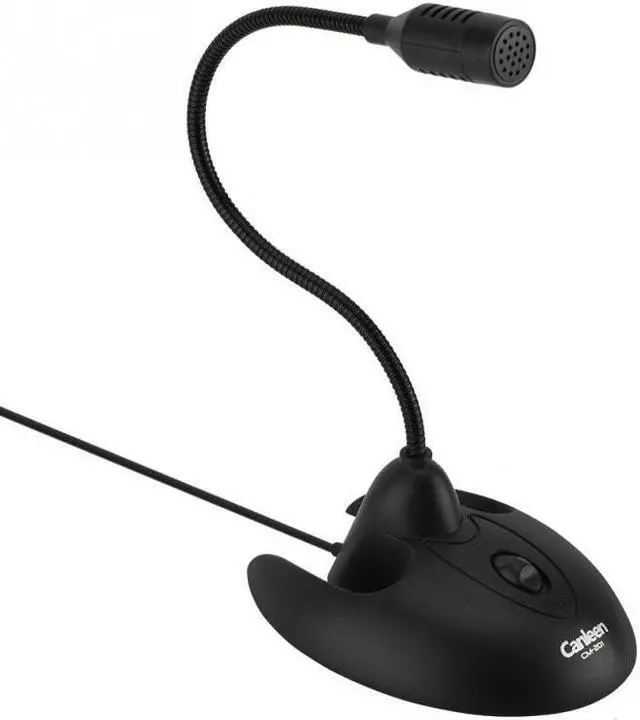 Alt view image 2 of 6 - VBESTLIFE 3.5mm Jack Wired Stereo Microphone Flexible Gooseneck Desktop Standing Microphone For Meeting Karaoke Microphone