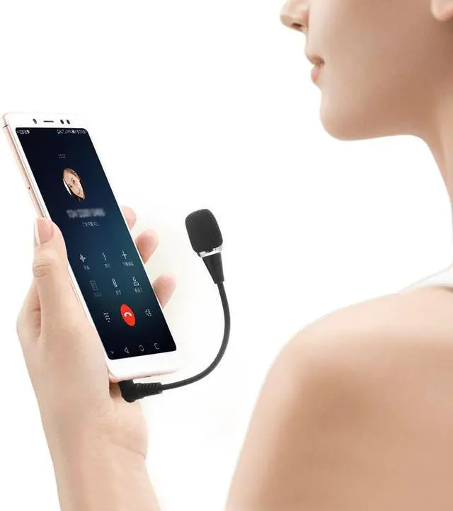 Alt view image 3 of 6 - YCDC Mini 3.5mm Jack Flexible Capacitance Microphone Mic for Mobile Phone PC Laptop Notebook VoIP MSN Skype Chat