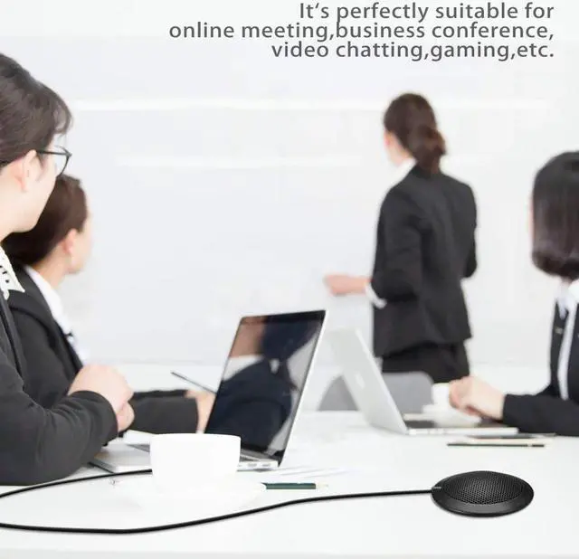Main image of Conference Microphone USB Plug Omnidirectional Condenser Boundary Microphone for Video Conference Recording Skype VoIP Calls