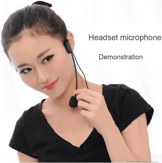 Alt view image 2 of 6 - universal 3.5mm Mini Portable Wired Headset Microphone Tie Clip Mic for Lectures Teaching Guide Studio Amplifier Loudspeaker