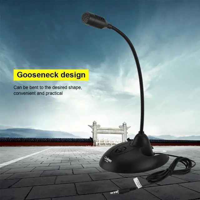 Alt view image 6 of 6 - VBESTLIFE 3.5mm Jack Wired Stereo Microphone Flexible Gooseneck Desktop Standing Microphone For Meeting Karaoke Microphone