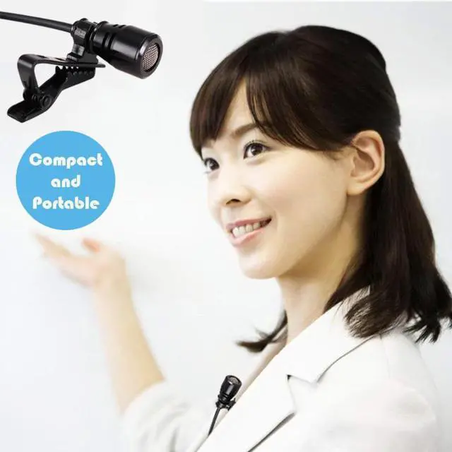 Alt view image 4 of 6 - XXD G18L 2.4G Black Wireless Bluetooth Head clip Microphone Lapel Clip Microphone Rechargeable Voice Amplifier