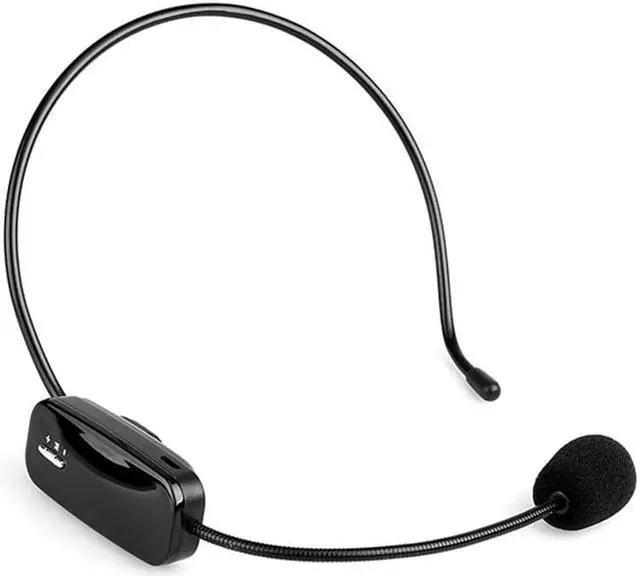 Alt view image 3 of 6 - Wireless Microphone Headset MIC Voice Amplifier FM Transmitter 87.5 108MHz & Rechargeable Battery for Teaching Tour Guide Y443