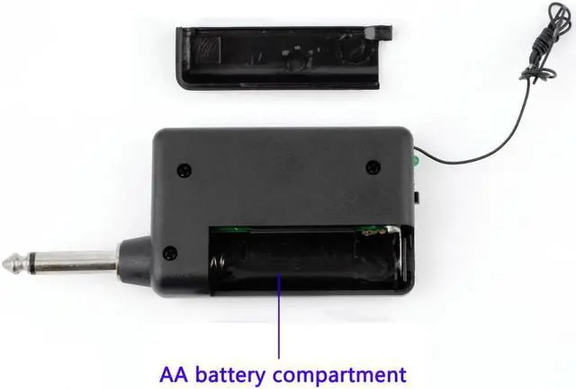 Alt view image 5 of 6 - Portable VHF Stage Wireless Lavalier Lapel Headset Microphone System Mic FM Transmitter Bodypack Transmiter