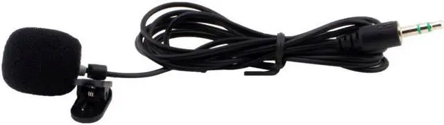 Alt view image 2 of 6 - Portable Mini Lavalier Clip Microphone 3.5mm Tie Lapel Lavalier Clip Microphone for Lectures Teaching Lessons Education