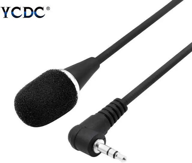 Main image of YCDC Mini 3.5mm Jack Flexible Capacitance Microphone Mic for Mobile Phone PC Laptop Notebook VoIP MSN Skype Chat