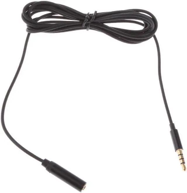 Alt view image 3 of 6 - Plastic 3.5mm Plug Microphone Extension Cable Wire for Mobile Phone Cellphone Smartphone Headphone Earphone Mic Accessory 2m