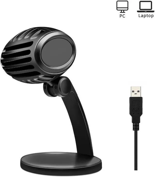 Main image of USB Plug and play Computer Mic Online Live Voice Recording Microphone Games Condenser Voice Tube Conference Video Chat Mirophone