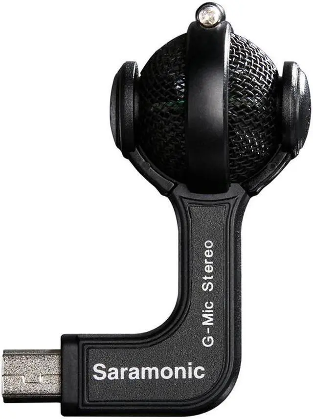 Alt view image 4 of 6 - Saramonic G Mic for Gopro Mic Accessories Mini Dual Stereo Ball Professional Microphone for Gopro Hero4 Hero3+ Hero3 Acti