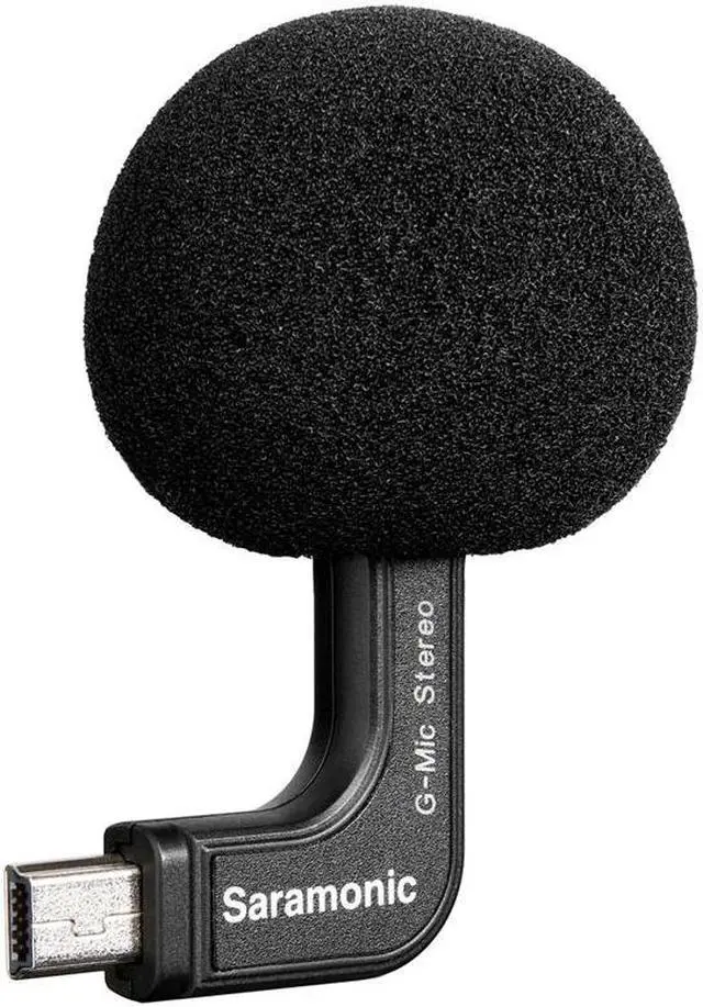 Alt view image 3 of 6 - Saramonic G Mic for Gopro Mic Accessories Mini Dual Stereo Ball Professional Microphone for Gopro Hero4 Hero3+ Hero3 Acti