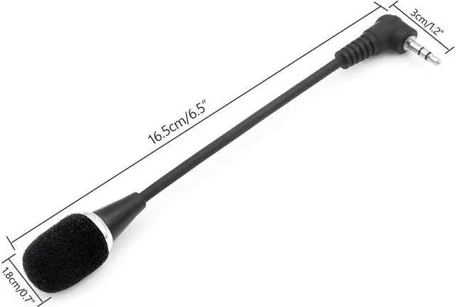 Alt view image 2 of 6 - YCDC Mini 3.5mm Jack Flexible Capacitance Microphone Mic for Mobile Phone PC Laptop Notebook VoIP MSN Skype Chat