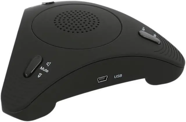 Alt view image 3 of 6 - USB 500 Omnidirectional Voip Conference Microphone Speaker Omnidirectional USB Microphone Desktop Microphone New