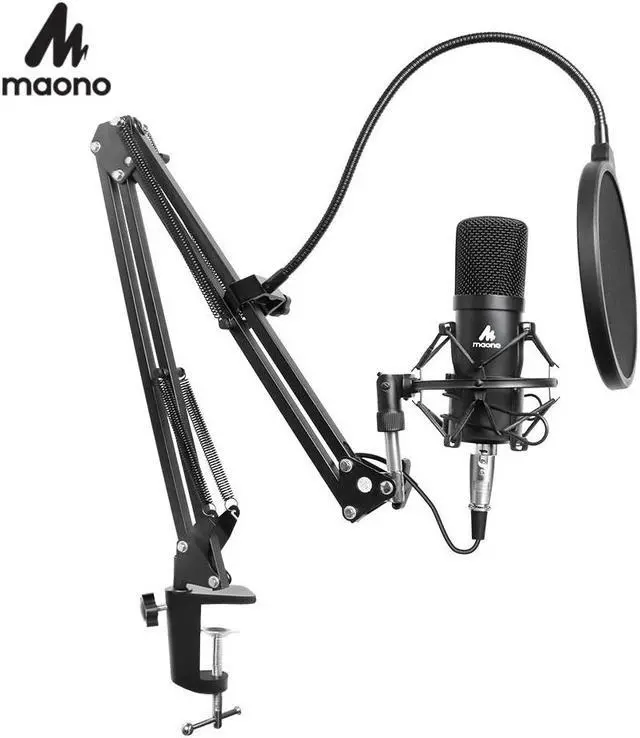 Main image of Professional USB Microphone Kit Condenser Microphone for Computer Audio Studio Vocal Rrecording Karaoke Mic