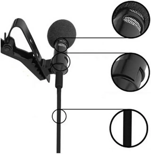 Alt view image 4 of 6 - 3.5Mm Mini Microphone Recording K Song Phone Small Microphone Phone K Song Lapel Microphone