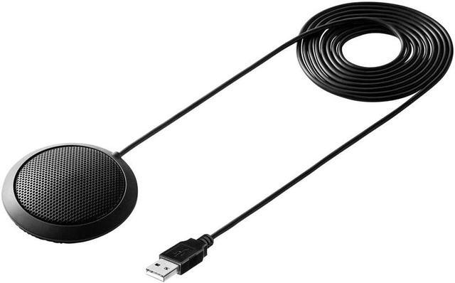 Alt view image 2 of 6 - 360 Degree Omnidirectional Condenser Microphone Audio Conference Microphone Amplifier Office PC