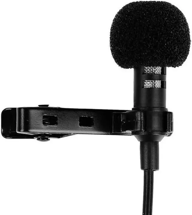 Alt view image 4 of 6 - Professional Studio Mic Lapel Clip on Omnidirectional Condenser Microphones Lapel Microphone for Mobile phones
