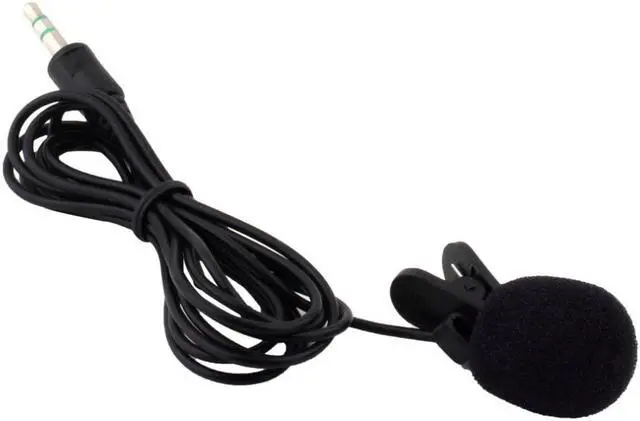 Main image of Portable Mini Lavalier Clip Microphone 3.5mm Tie Lapel Lavalier Clip Microphone for Lectures Teaching Lessons Education