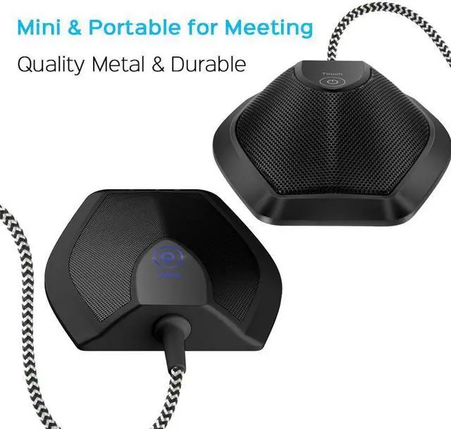 Alt view image 4 of 6 - Microphone USB Condenser Desktop Microphone For Computer Conference Tabletop Microphone USB Mic Micro Microfone Mikrofon