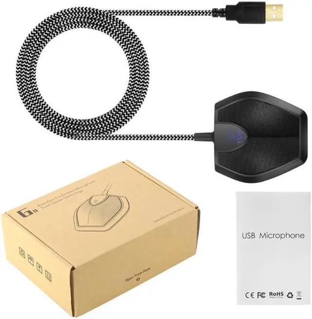 Alt view image 6 of 6 - 10 Packs G11 Touch Butoon Condenser Desktop Microphone Omnidirectional Conference Microphone Mic for Meeting Room Seminars