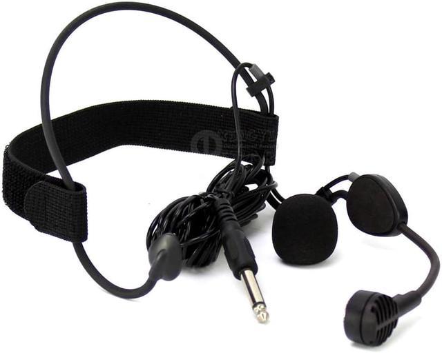 Dynamic Microphone Capsule for WH20TQG Musical Instruments Guitar Sax Drum Audio Mixer DJ Singing PC KTV 6.35mm Jack Ear Hook Mic 