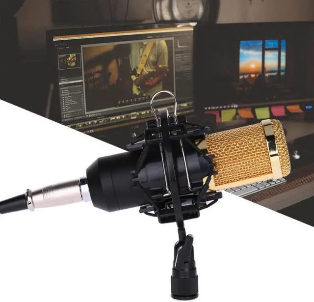 Alt view image 4 of 6 - Professional BM 800 Condenser Microphone Video Recorder Studio Microphone for Studio Live Streaming And Broadcasting Recording