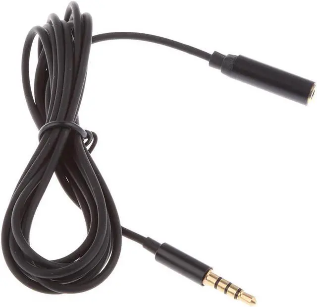 Alt view image 2 of 6 - Plastic 3.5mm Plug Microphone Extension Cable Wire for Mobile Phone Cellphone Smartphone Headphone Earphone Mic Accessory 2m