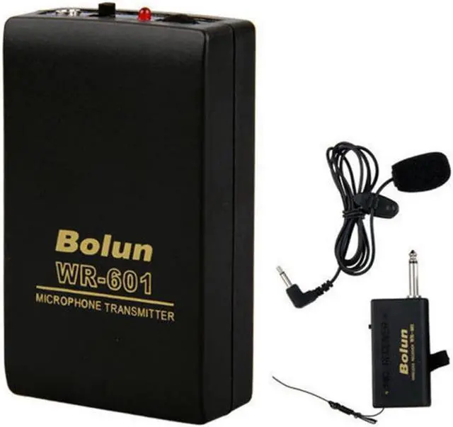 Alt view image 4 of 6 - Wireless Lavalier Microphone Wireless Fm Transmitter Receiver Lavalier Lapel Clip School Office Microphone Mic System