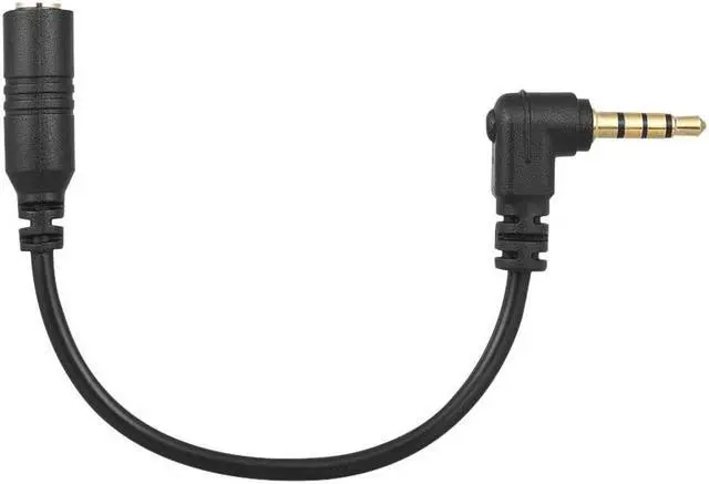 Main image of Andoer EY S04 3.5mm 3 Pole TRS Female to 4 Pole TRRS Male Microphone Adapter Cable Audio Stereo Mic Converter for Smartphone