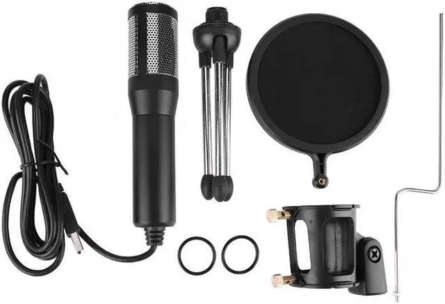 Alt view image 6 of 6 - AK 3 USB Condenser Microphone Free Drive Conference Desktop Mic for Computer/Mobile Phone microfono for broadcasting, interviews