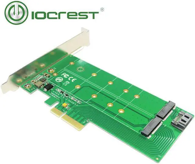 Alt view image 4 of 6 - M.2 Ngff M Key NVMe to PCIe 4.0 X4 Adapter Pci Express Adapter for 22110 2280 2260 2242 2230 Ssd Dual Voltage Power