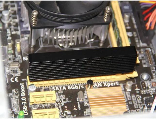 Alt view image 6 of 6 - PCI express 16x to M Key NGFF Adapter for SAMSUNG 950 PRO M.2 PCI-e 3.0 x4 NVMe SSD Desktop Ultra Speed Predator Cooling Case