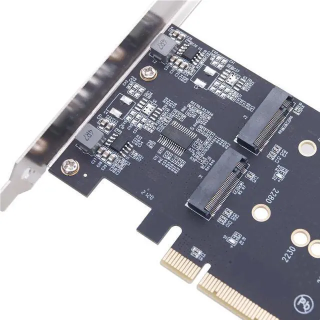 Alt view image 3 of 6 - PCI Express Riser Card x8 to x16 Left Slot Adapter For 1U Servers