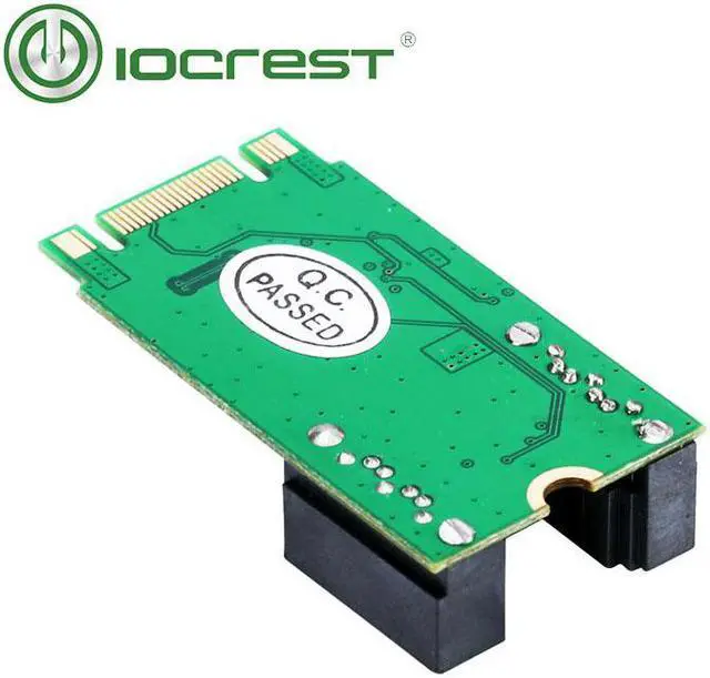 Alt view image 3 of 6 - M.2(pcie ) to 2 Port SATA 6G RAID Adapter Internal M.2 SATA RAID Controller Card