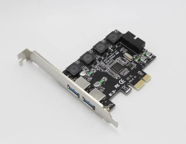 Main image of Amify PCI-e X1 to 4 Port USB 3.0 Card (2 External Port + 19pin Header 2 Internal Port)