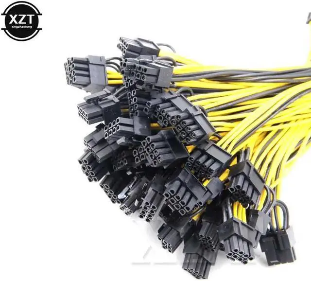 Alt view image 5 of 6 - 6-pin PCI Express to 2 x PCIe 8 (6+2) pin Motherboard Graphics Video Card PCI-e GPU VGA Splitter Hub Power Cable 10pcs/lot