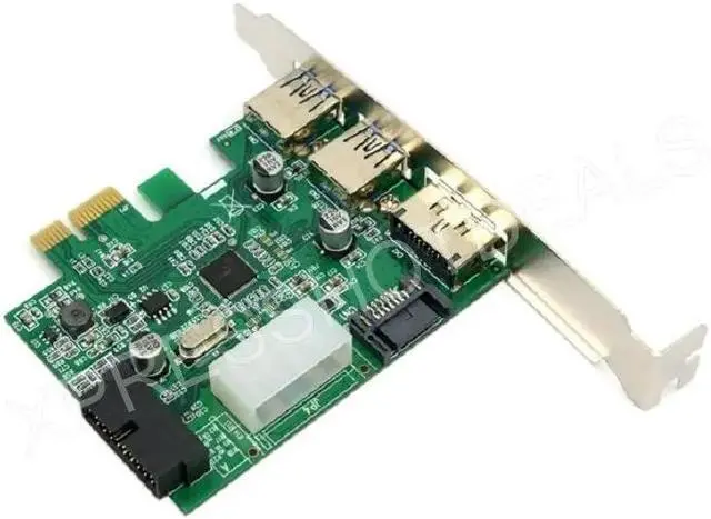 Alt view image 5 of 5 - Amify PCI Express PCI-E USB 3.0 + eSATA 3.0 Card Adapter Converter