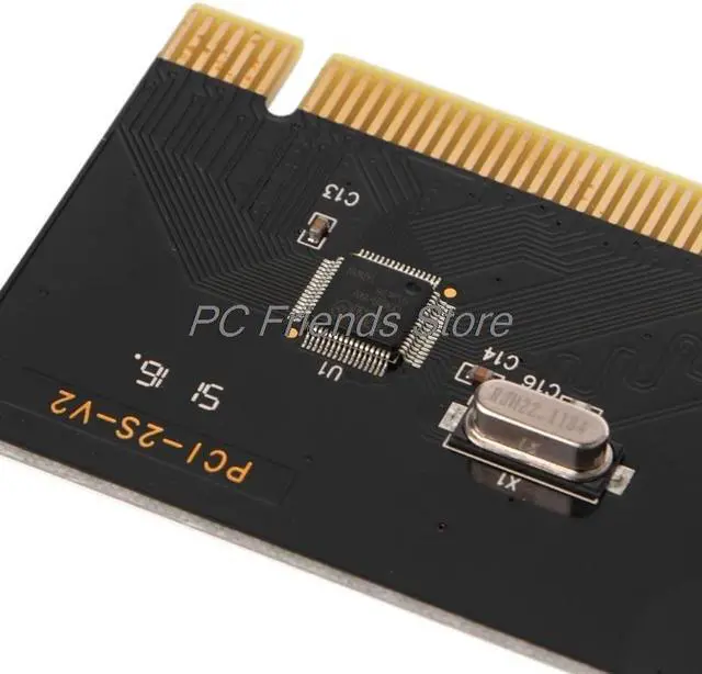 Alt view image 5 of 5 - 2 Port RS232 Serial Port COM To PCI Card Adapter Converter WCH351 Chip
