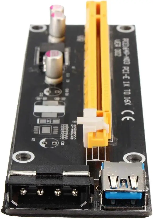 Alt view image 2 of 6 - PCI-E 1x-16xExpansion Adapter Card