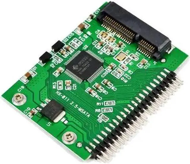 Alt view image 3 of 6 - mini PCI-e msata SSD 1.8 to IDE 2.5 inch 5V 44pin Adapter Card msata PCI Express Sata Converter For Laptop Notebook