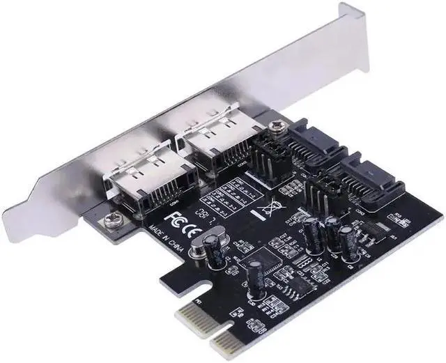 Alt view image 5 of 6 - 1pc PCI-E to SATA3.0 Expansion Card PCIE SATA3.0 SATA III SSD Hard Disk Adapter Card with CD for PC Desktop