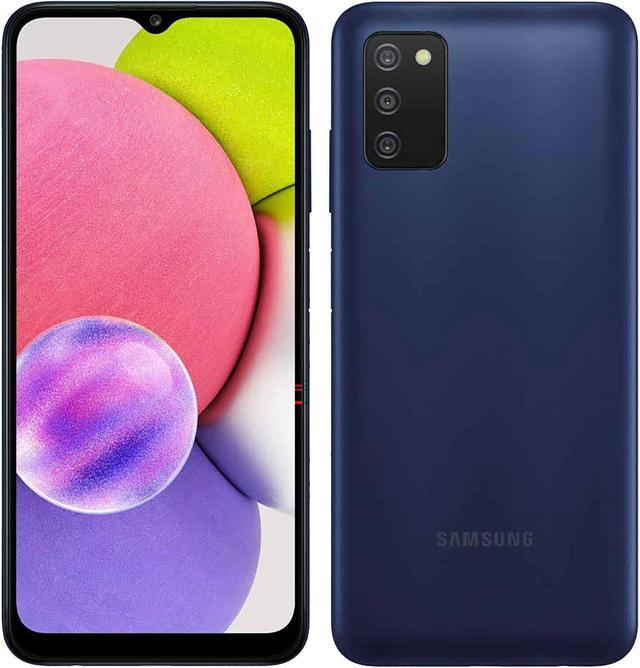  Sam sung Galaxy A03S 4G LTE (NOT 5G) (32GB+3GB) 6.5 HD+ Triple  Camera 5000mAh Battery, Dual Sim GSM Unlocked Global 4G Volte (NOT  VERIZON/Boost) International Model + (Fast Car Charger Bundle) (